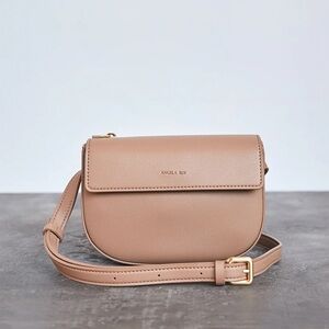 Angela Roi taupe belt bag/crossbody bag